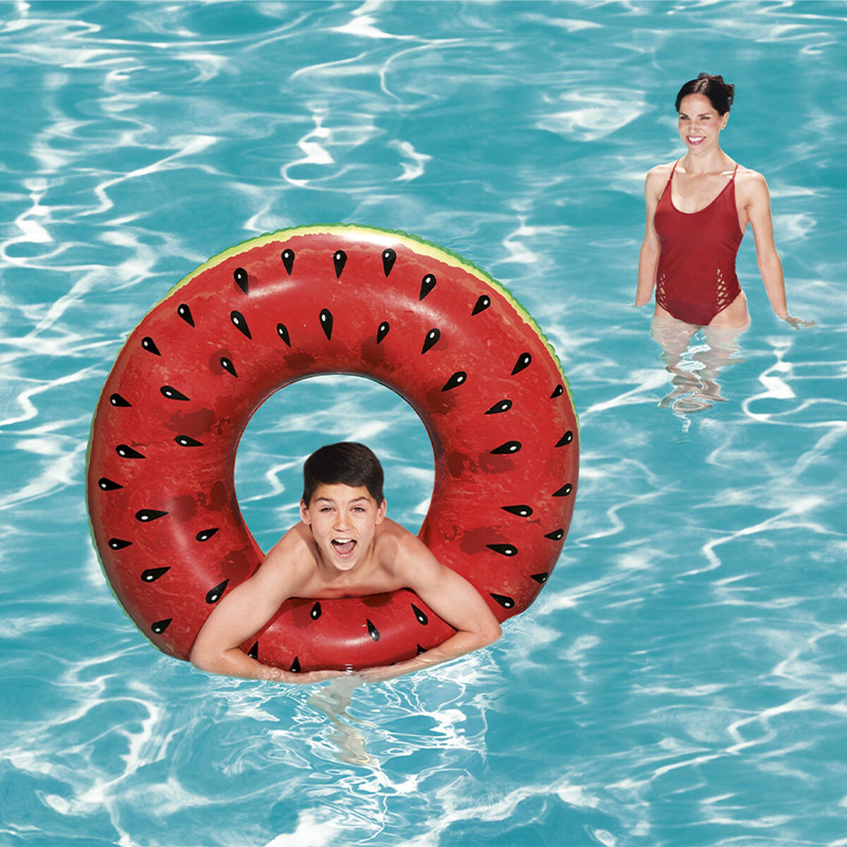 Bestway Flotador Hinchable Sandia y Piña Color Surtido D116 cm +12 Años Playa y Piscina 36121