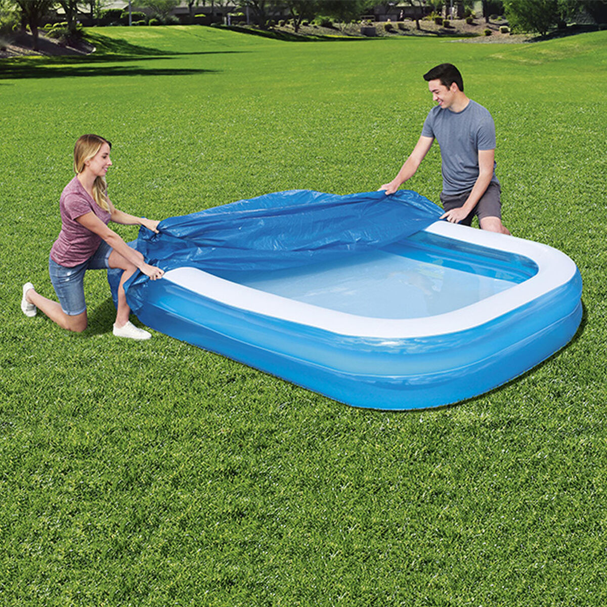 Bestway Cubierta Piscina Hinchable 295x220 cm Jardin 58319