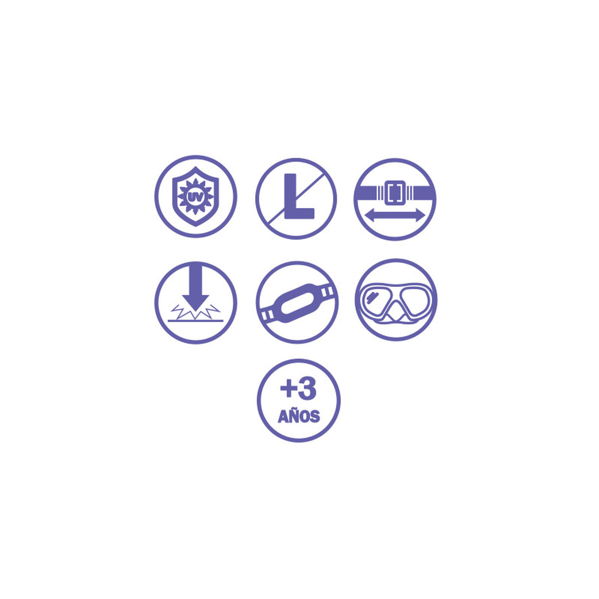 Bestway Mascara Infantil Correa Silicona Spiderman +3 Años Playa y Piscina 98023