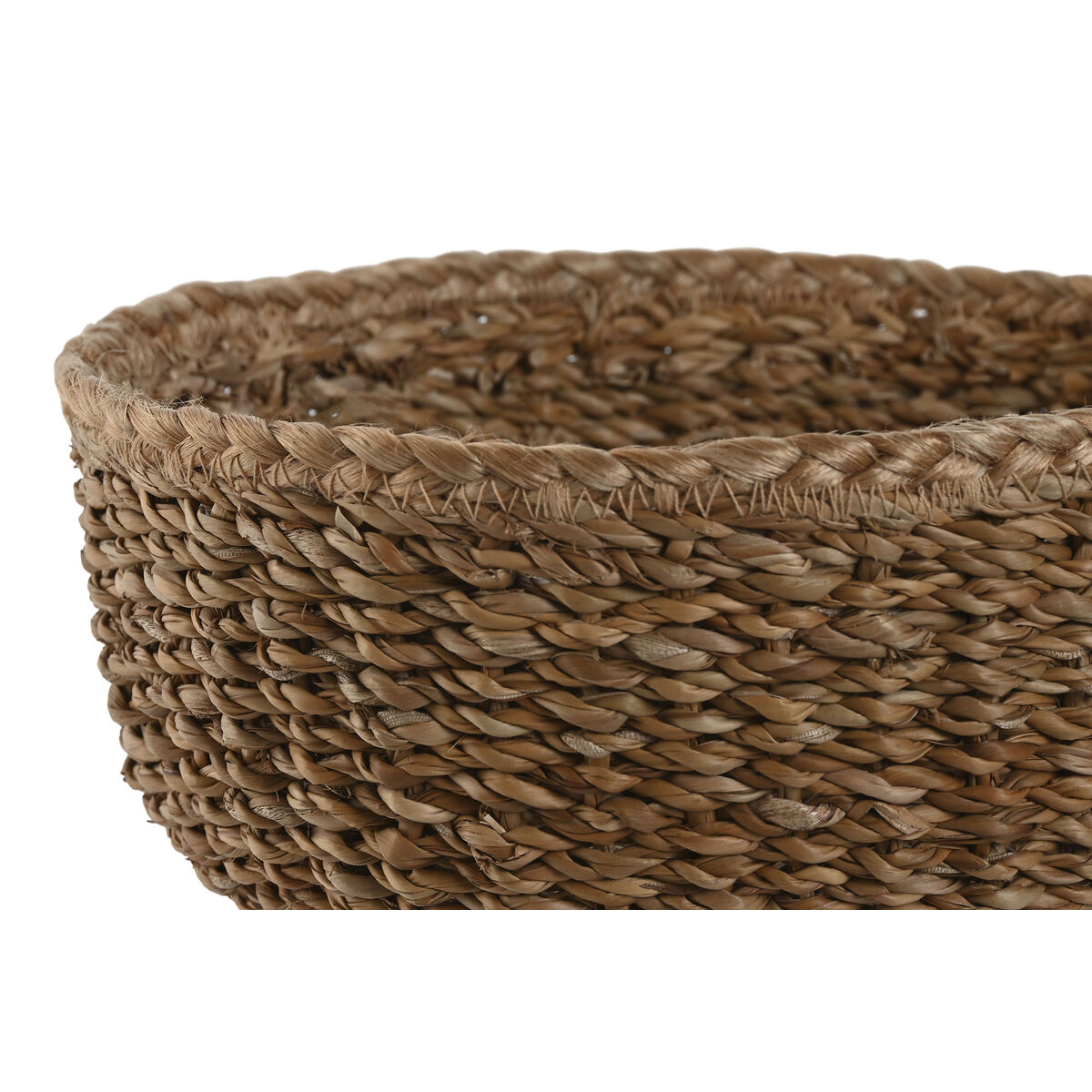 Juego de Cestas Home ESPRIT Fibra natural Boho 30 x 30 x 13 cm