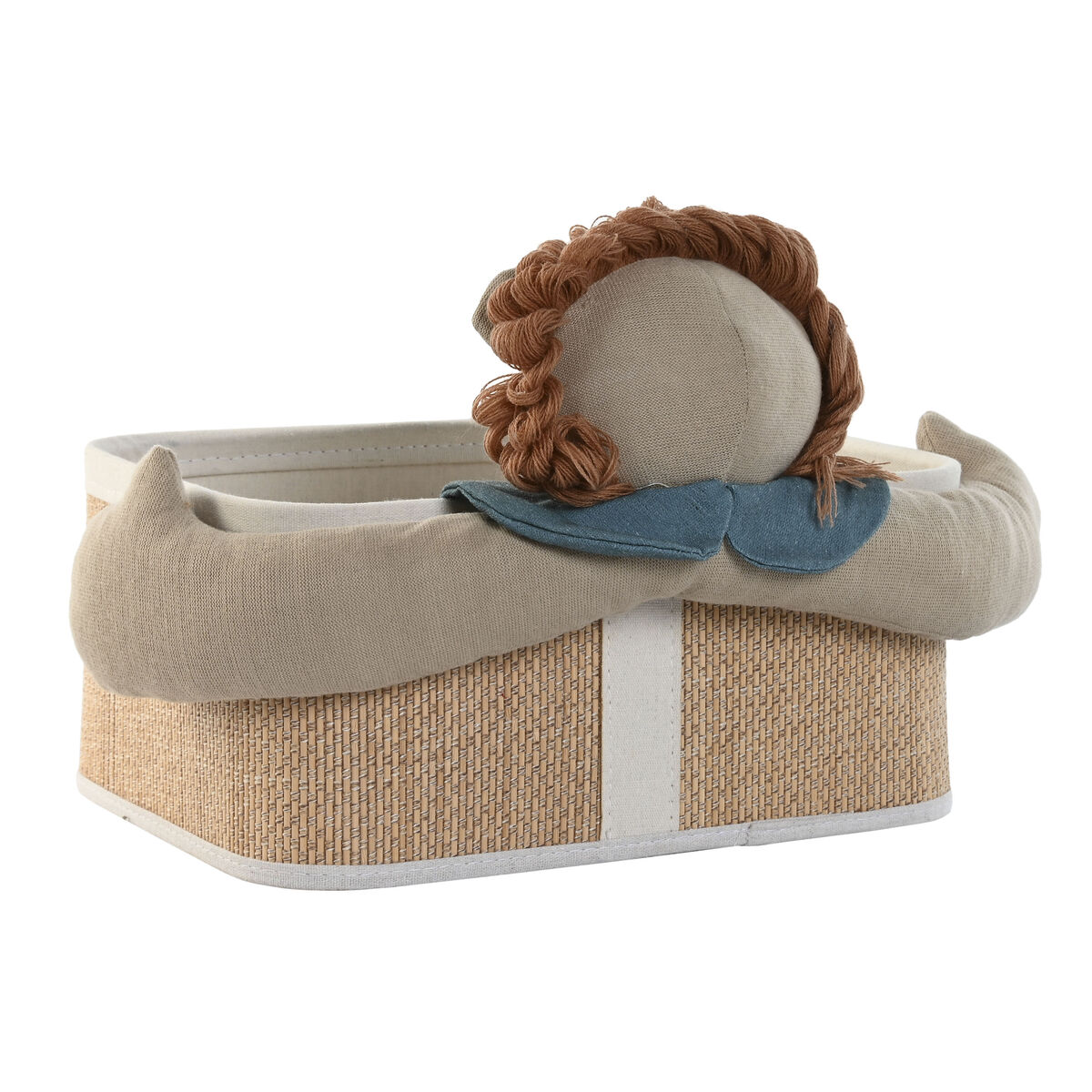 Juego de Cestas Home ESPRIT Verde Natural 40 x 32 x 27 cm 2 Piezas