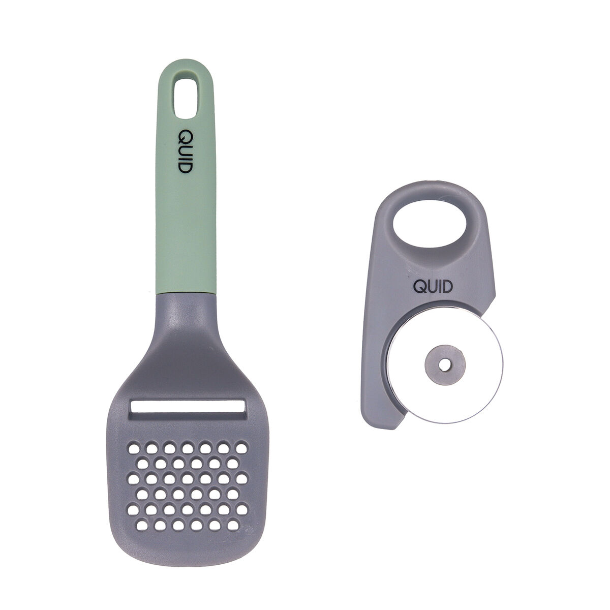 Cortador de Pizza Quid Ozon Verde Metal 2 Piezas