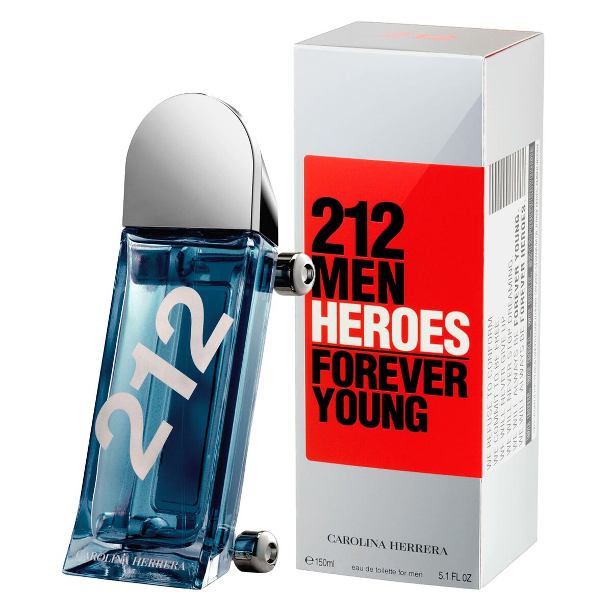 Perfume Hombre Carolina Herrera 212 Men Heroes EDT 150 ml