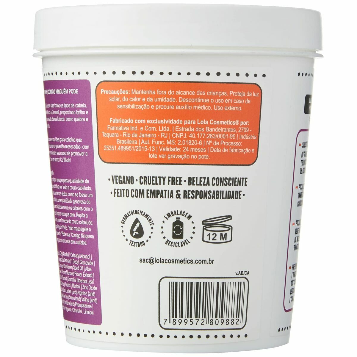 Acondicionador Lola Cosmetics With Me No One Can 450 g