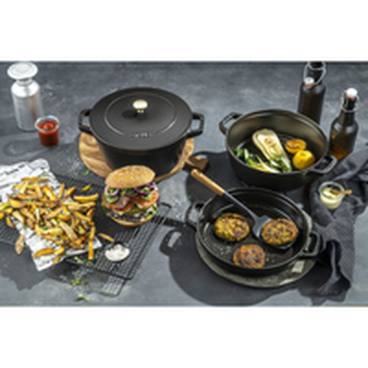 Cazuela Zwilling La Cocotte Negro Hierro Fundido 1 Pieza Ø 24 cm 1 kg 4,2 L (1 unidad)