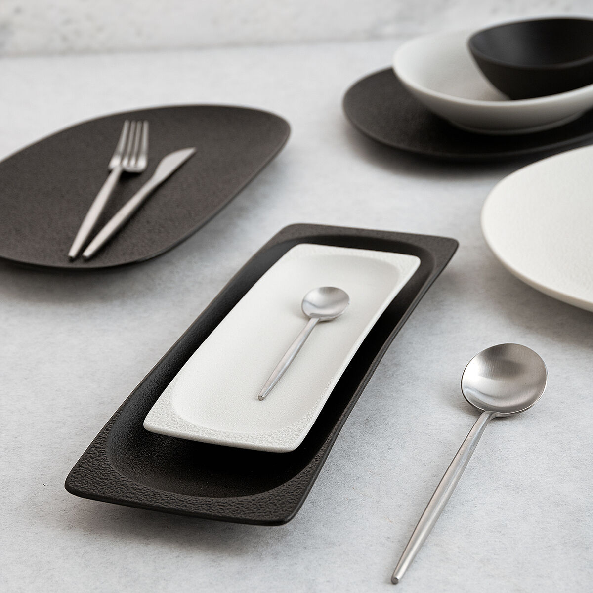 Cucharillas de Café Bidasoa Fosil Metal Acero 14 x 3 x 2 cm Café (6 Unidades)