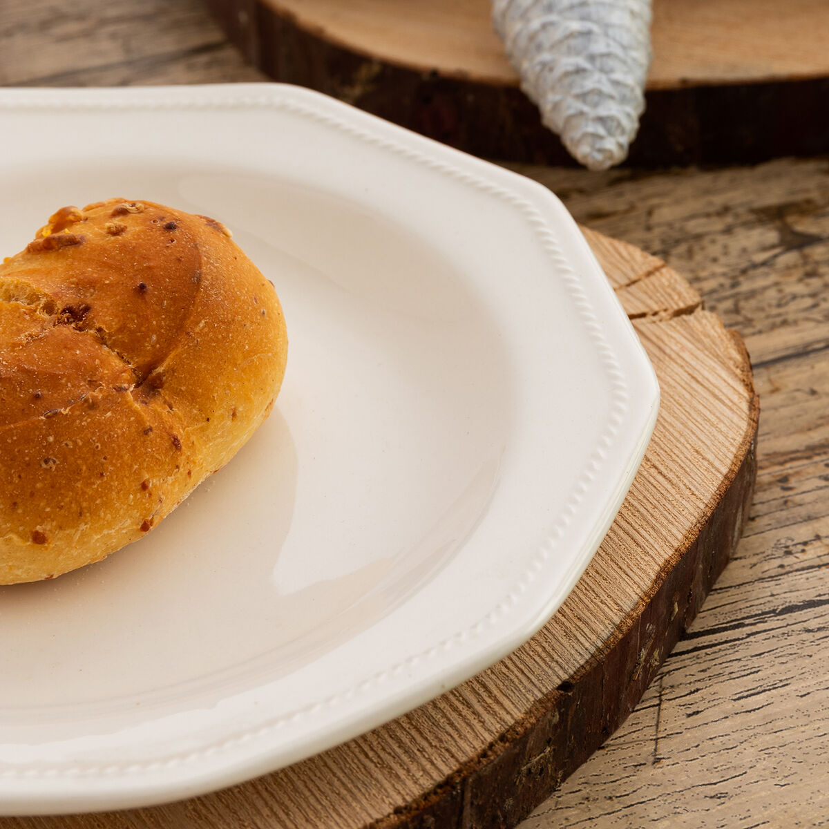 Vajilla Queen´s By Churchill Artic White Blanco Cerámica 12 Piezas