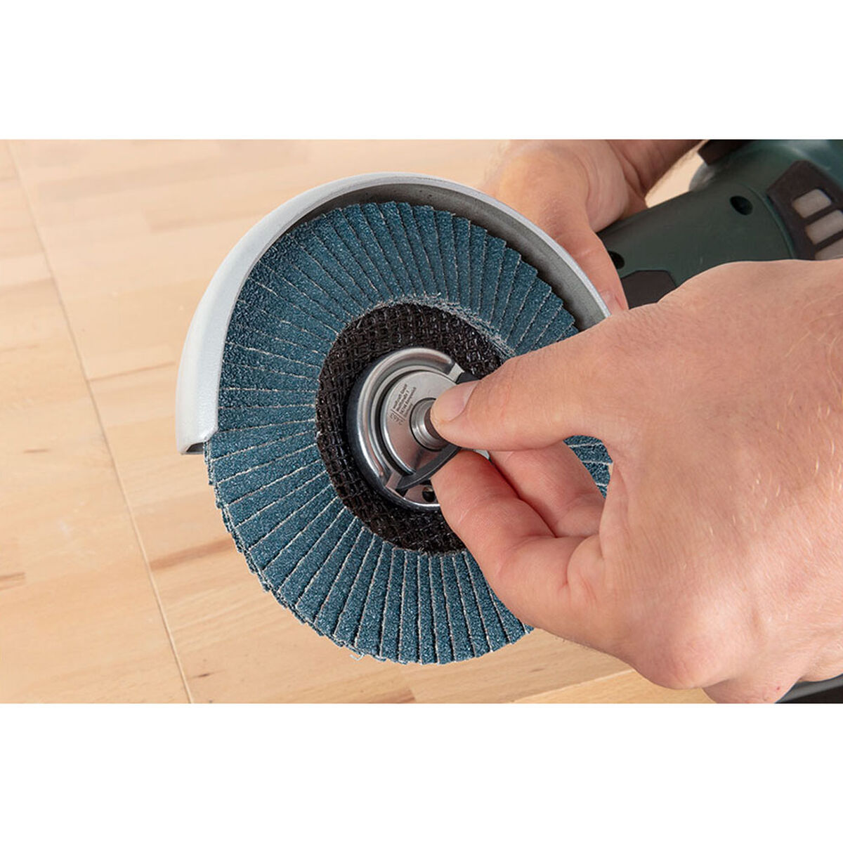 Tuerca de fijación rápida para amoladora angular Wolfcraft 2463000 Ø 45 mm M14