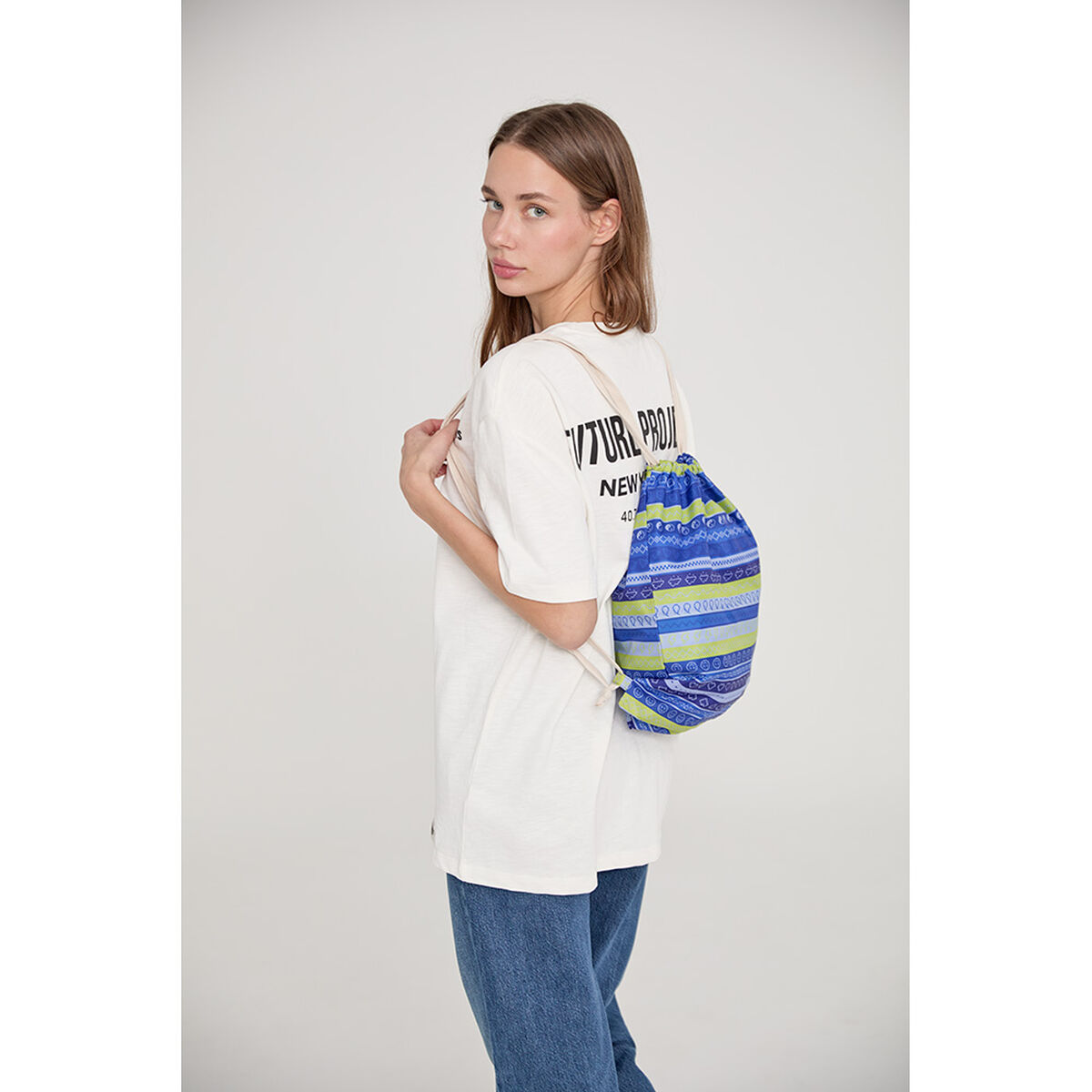 Mochila Plegable C-Collection 30942 Colores surtidos 35 x 40 cm Impermeable