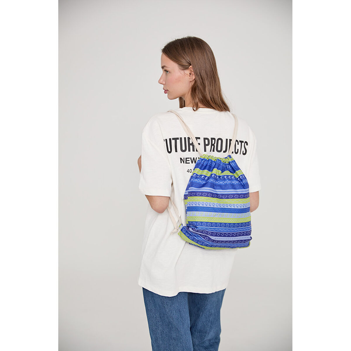 Mochila Plegable C-Collection 30942 Colores surtidos 35 x 40 cm Impermeable