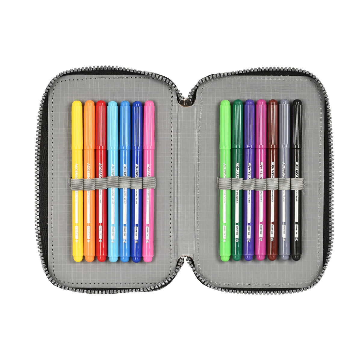 Estuche Escolar Safta 12,5 x 19,5 x 5,5 cm