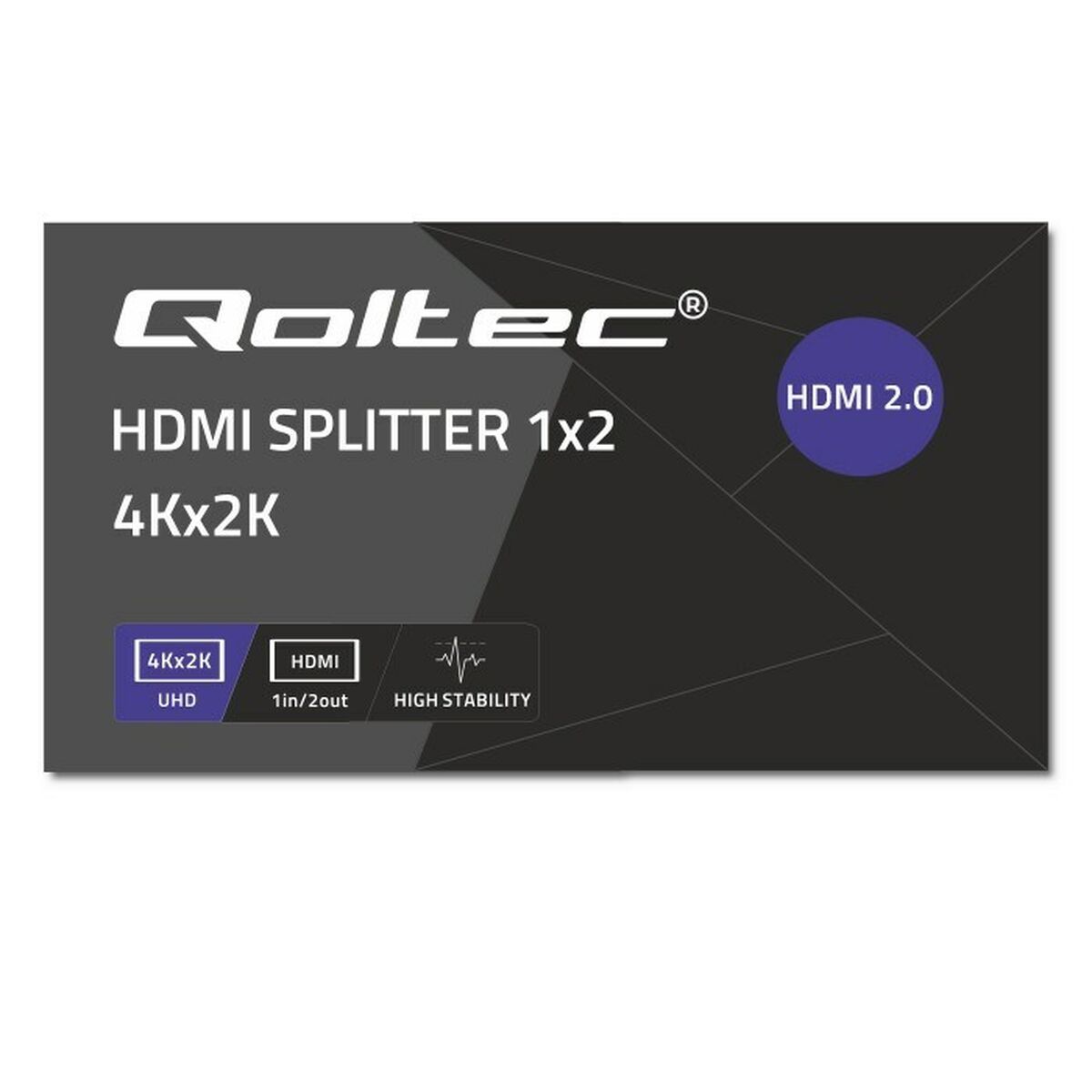 Switch HDMI Qoltec 51797 Negro