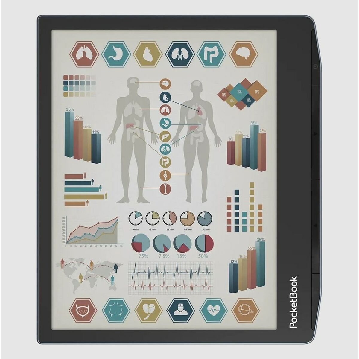 eBook PocketBook  PocketBook Era Color 700 Negro Cobre 32 GB 7"