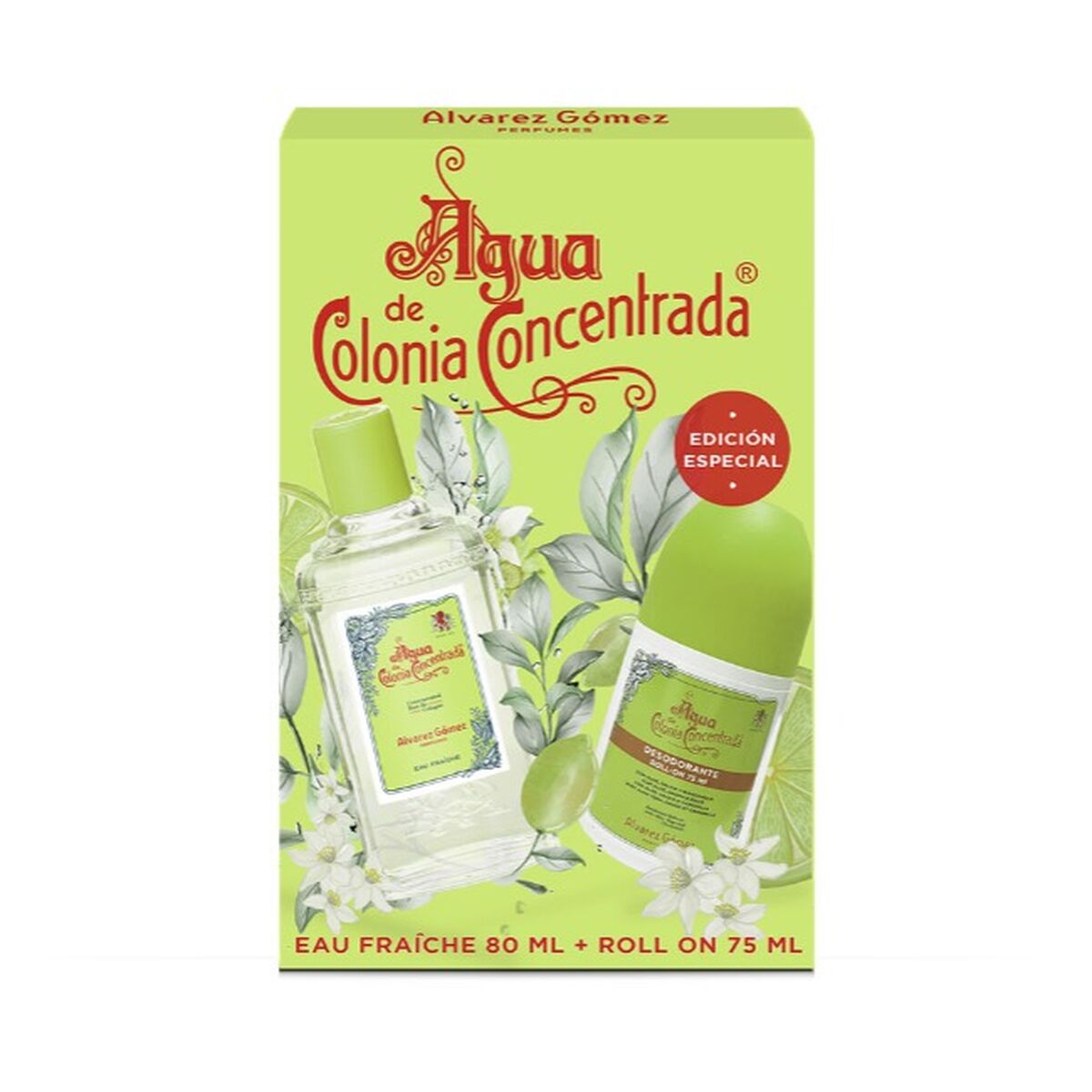 Set de Perfume Unisex Alvarez Gomez Agua de Colonia Concentrada Eau Fraîche 2 Piezas