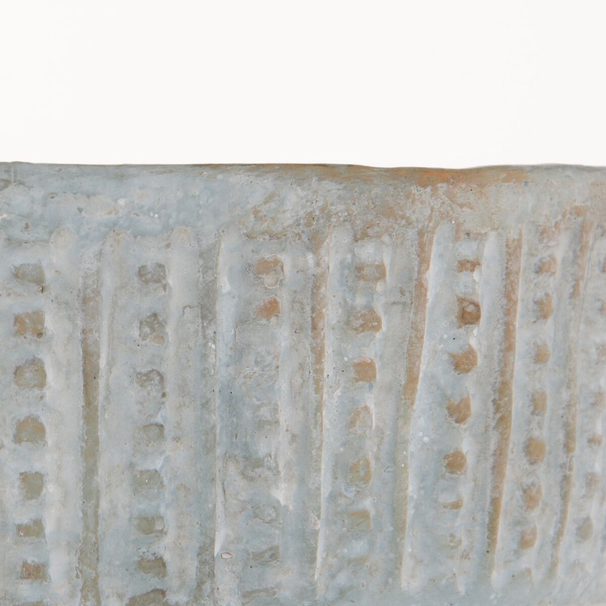 Macetero Gris Cemento 25,5 x 25,5 x 11 cm