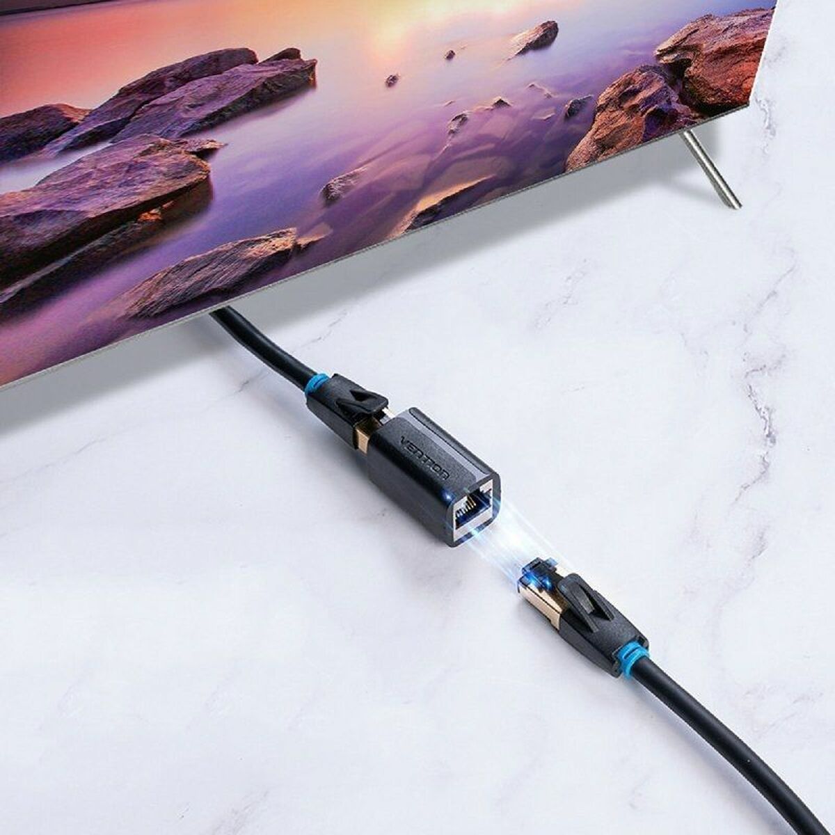 Adaptador RJ45 Vention IPWB0 Negro