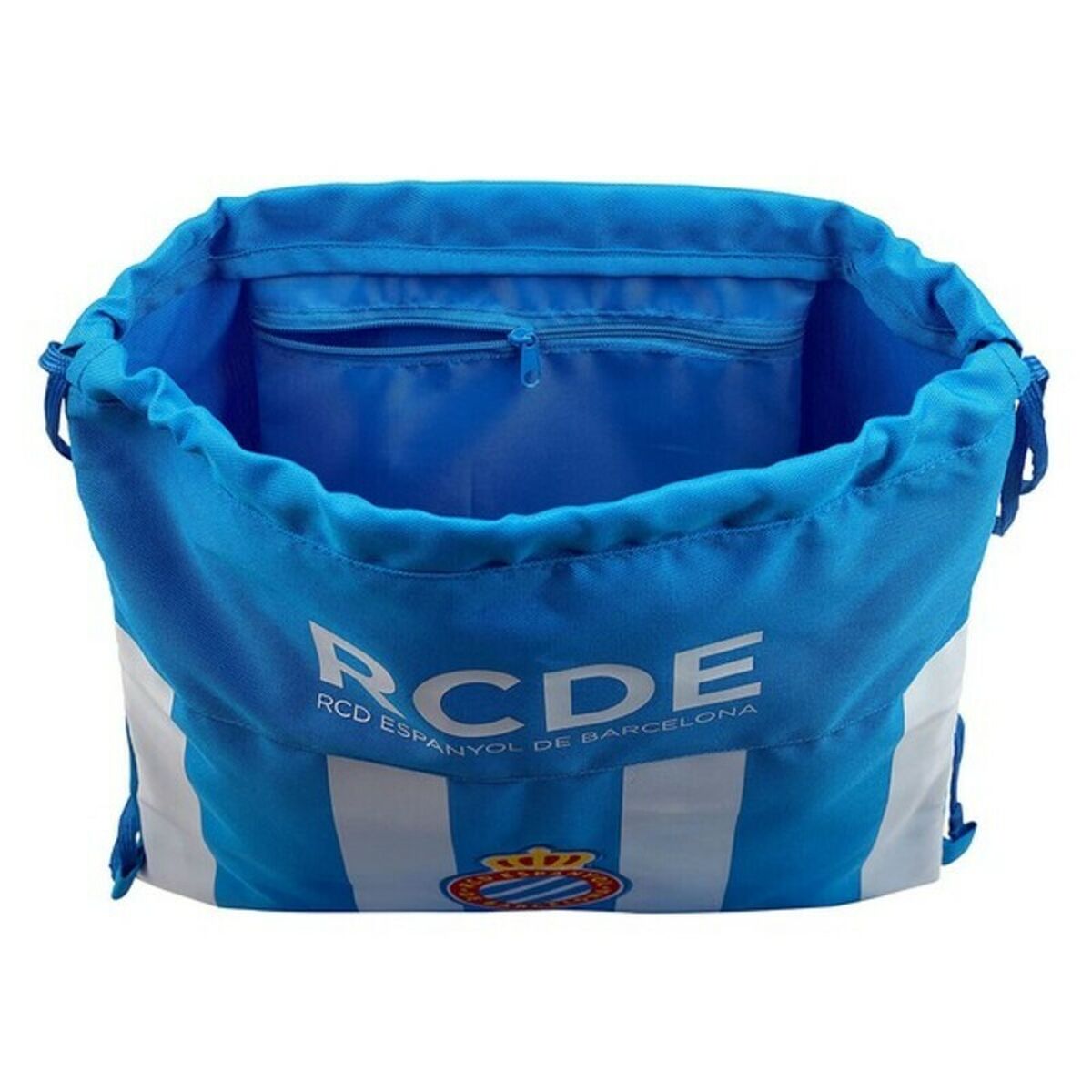 Bolsa Mochila con Cuerdas RCD Espanyol Azul Blanco 35 x 40 cm