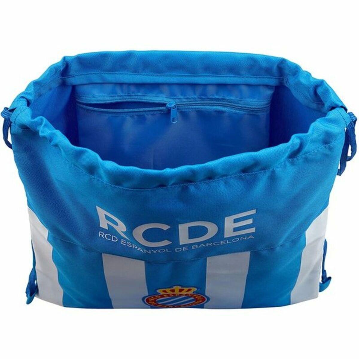 Bolsa Mochila con Cuerdas RCD Espanyol Azul Blanco 35 x 40 cm