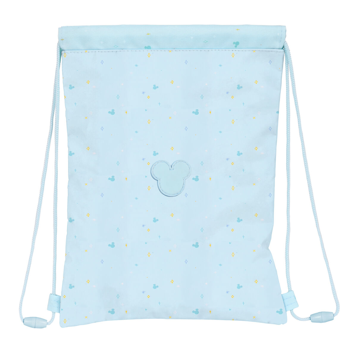 Bolsa Mochila con Cuerdas Mickey Mouse Baby Azul claro 26 x 34 cm