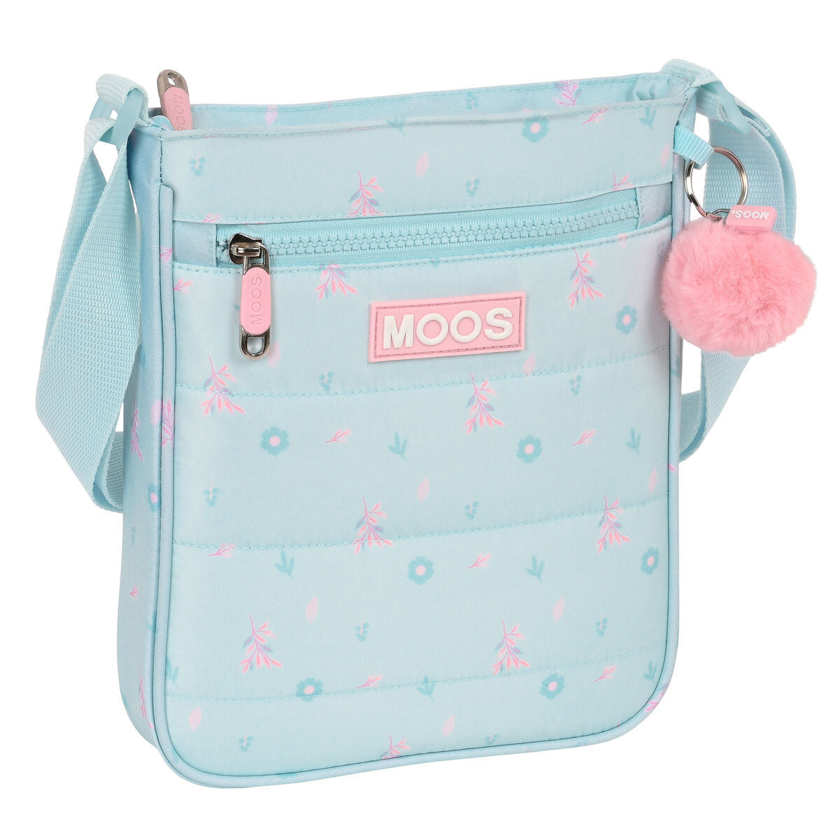 Bolso Bandolera Moos Garden Turquesa 21 x 25 x 4.5 cm 21 x 25 x 4,5 cm