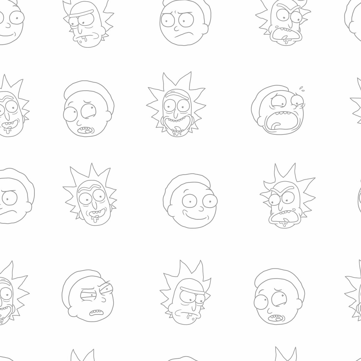 Sábana Bajera Ajustable Rick and Morty Blanco Multicolor 160 x 200 cm 100 % algodón