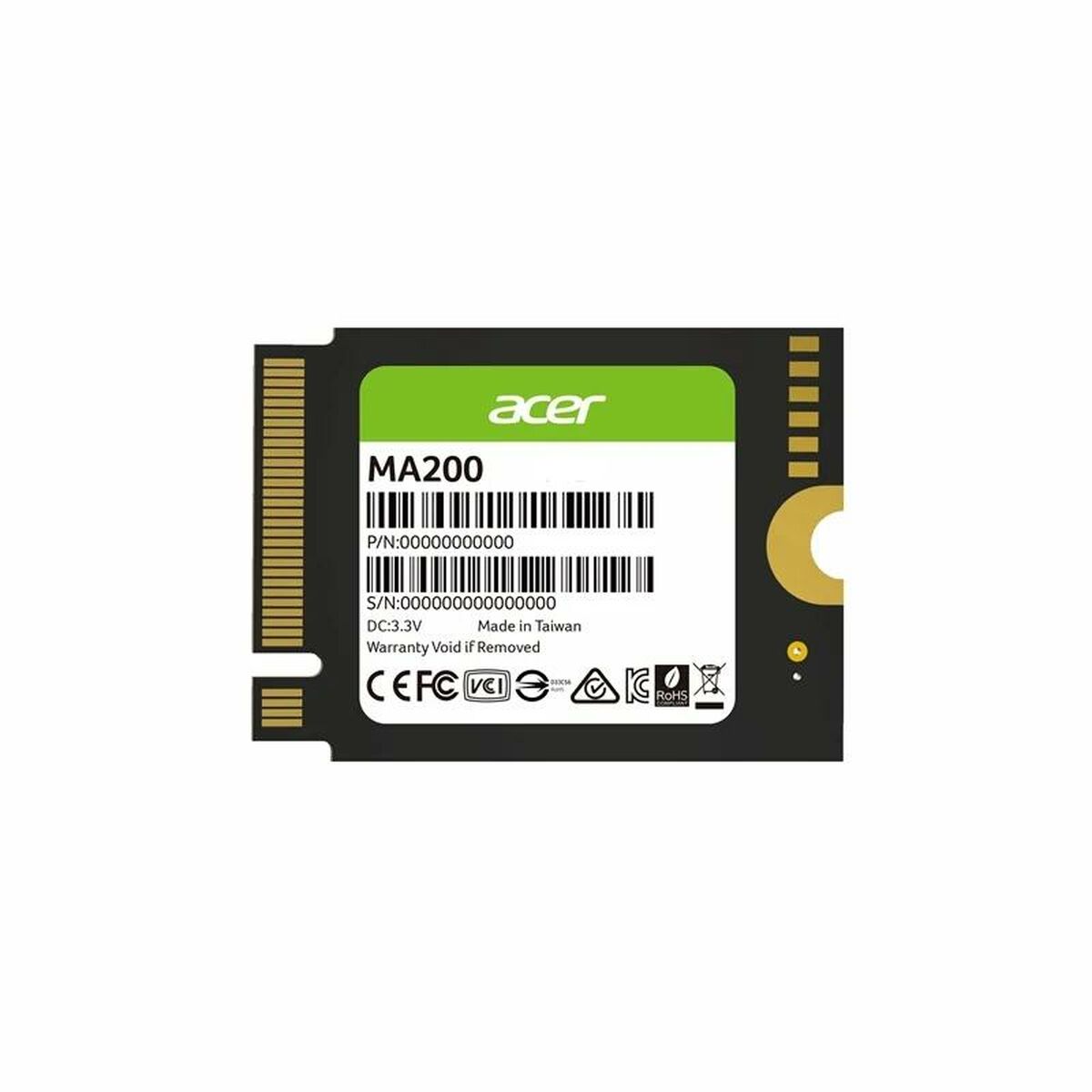 Disco Duro Acer MA200  512 GB SSD