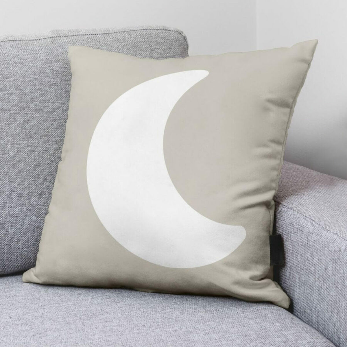 Funda de cojín Kids&Cotton Runar A Beige 50 x 50 cm Algodón