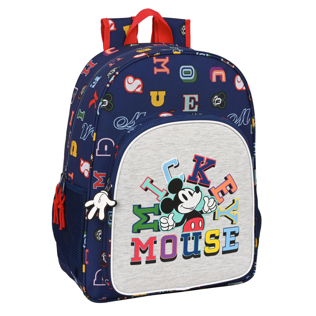 Mochila Escolar Mickey Mouse Only One Azul marino 33 x 42 x 14 cm