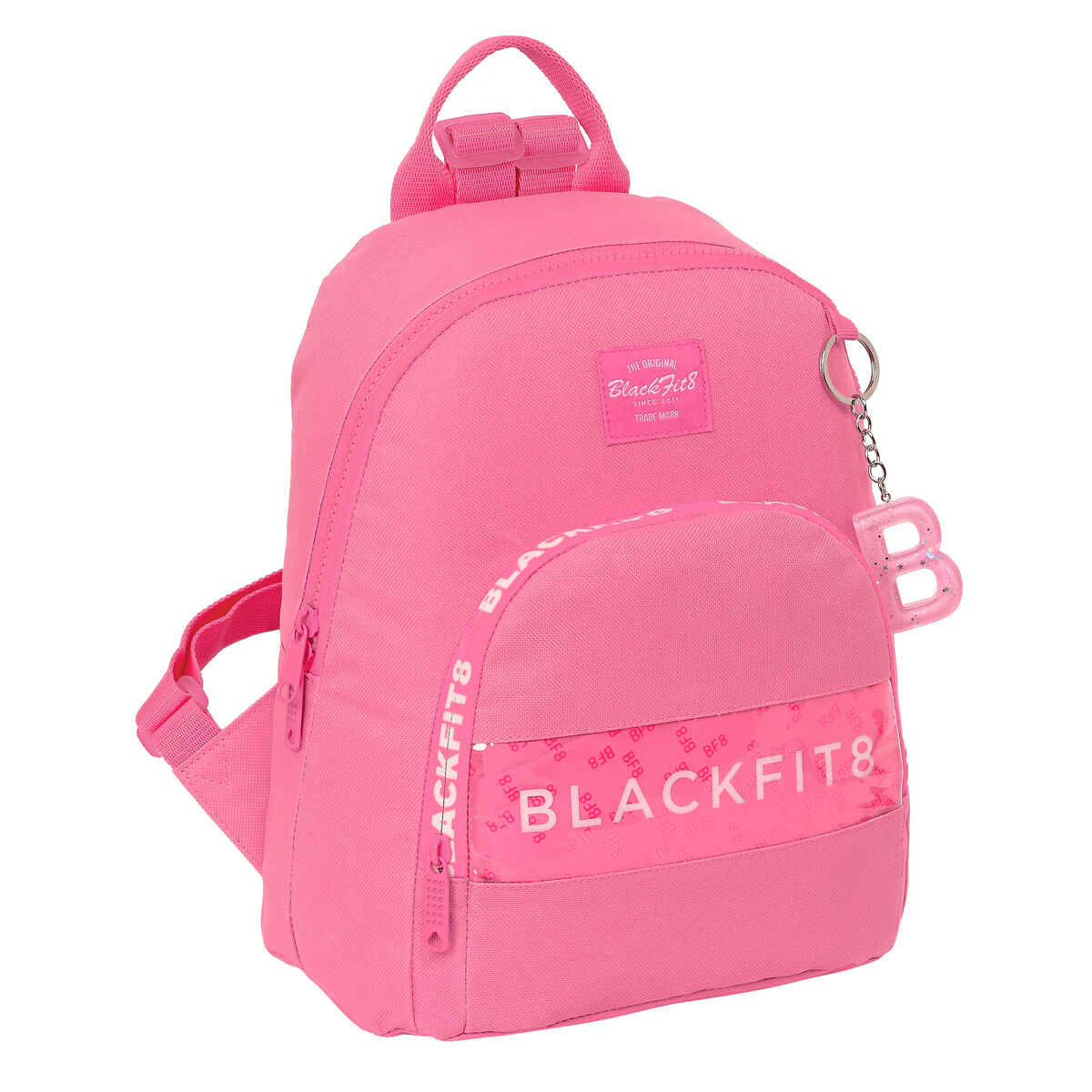 Mochila Infantil BlackFit8 Glow Up Rosa 25 x 30 x 13 cm