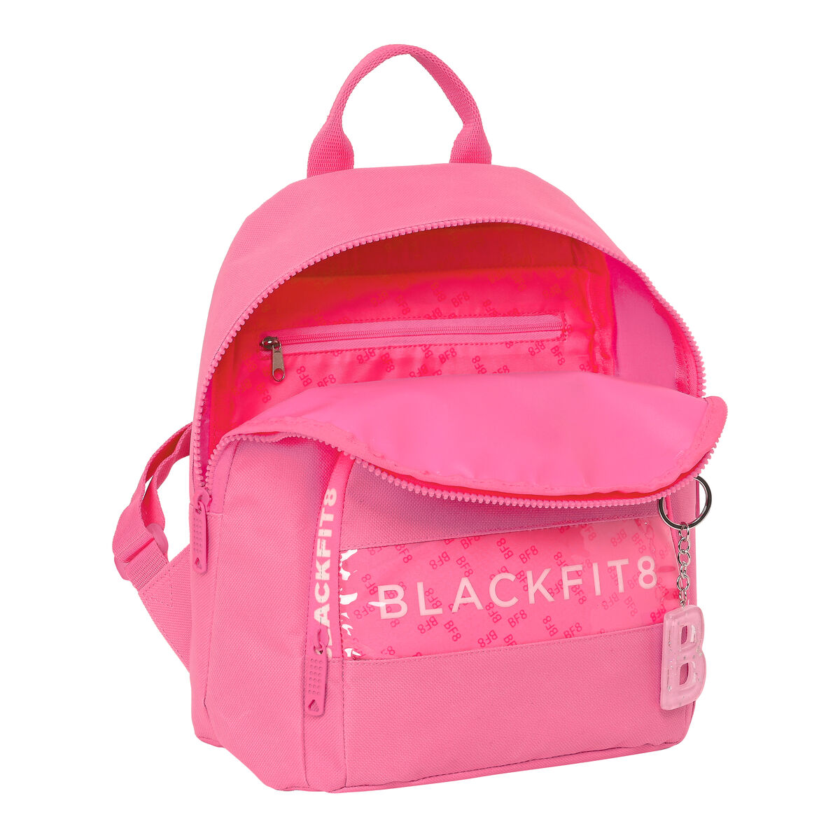Mochila Infantil BlackFit8 Glow Up Rosa 25 x 30 x 13 cm