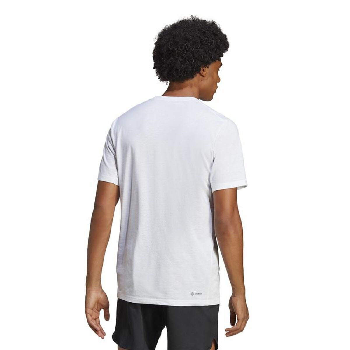 Camiseta de Manga Corta Hombre Adidas Train Essentials Blanco