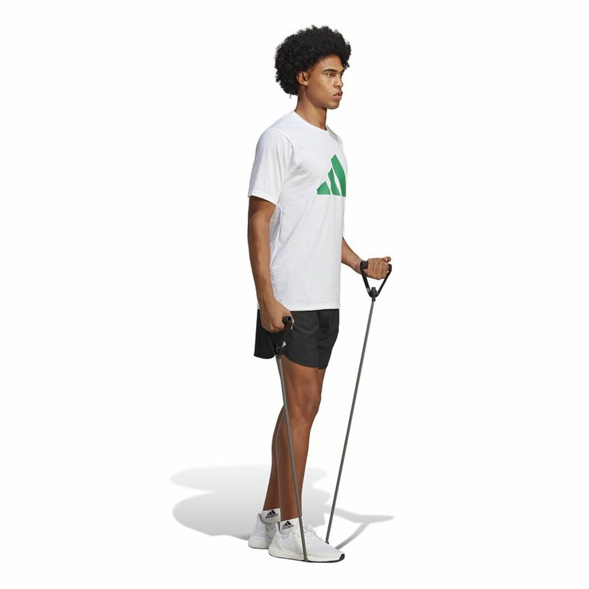 Camiseta de Manga Corta Hombre Adidas Train Essentials Blanco