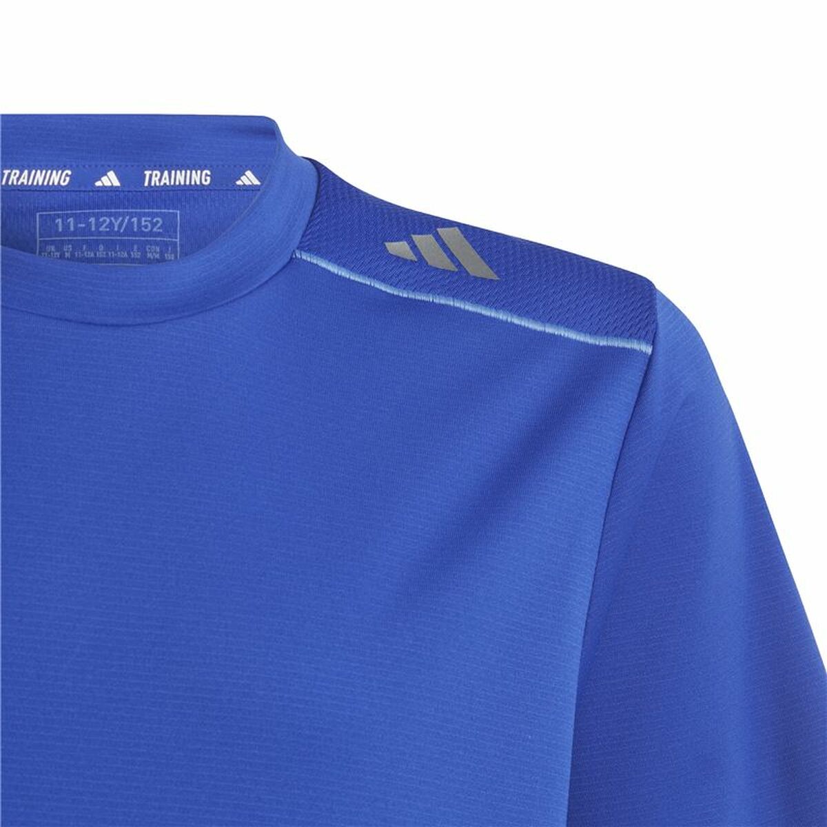 Camiseta de Manga Corta Infantil Adidas Aeroready Azul