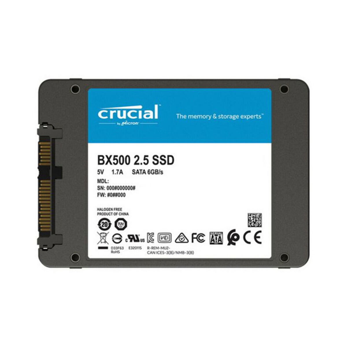 Disco Duro Crucial CT240BX500SSD1 240 GB SSD SSD