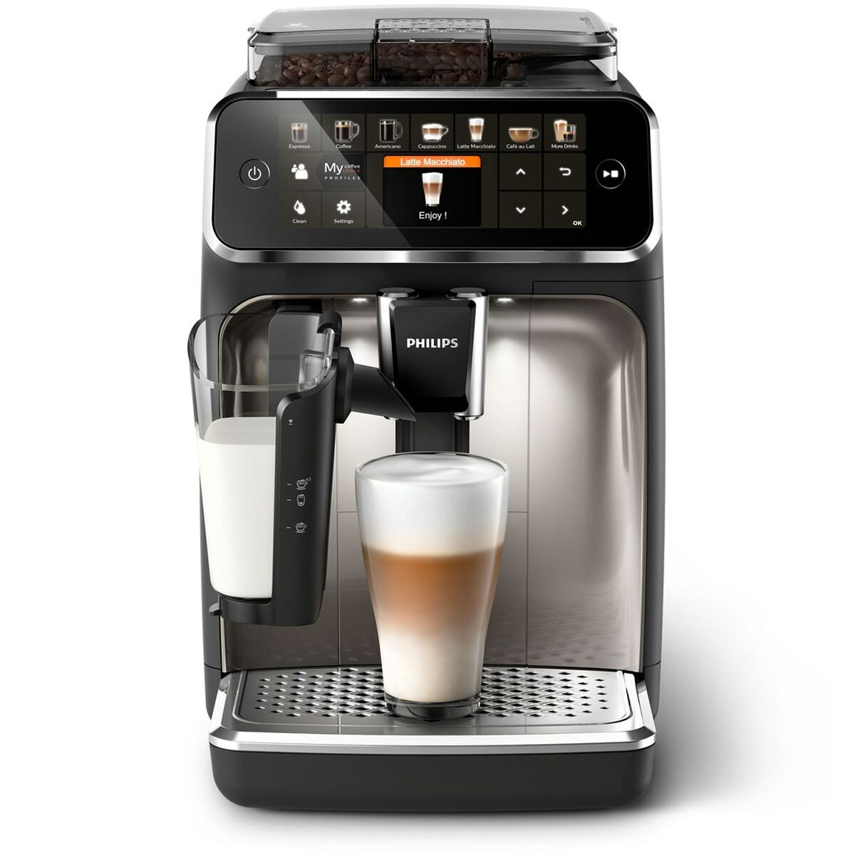 Cafetera Superautomática Philips EP5447/90 Negro Cromo 1500 W 15 bar 1,8 L