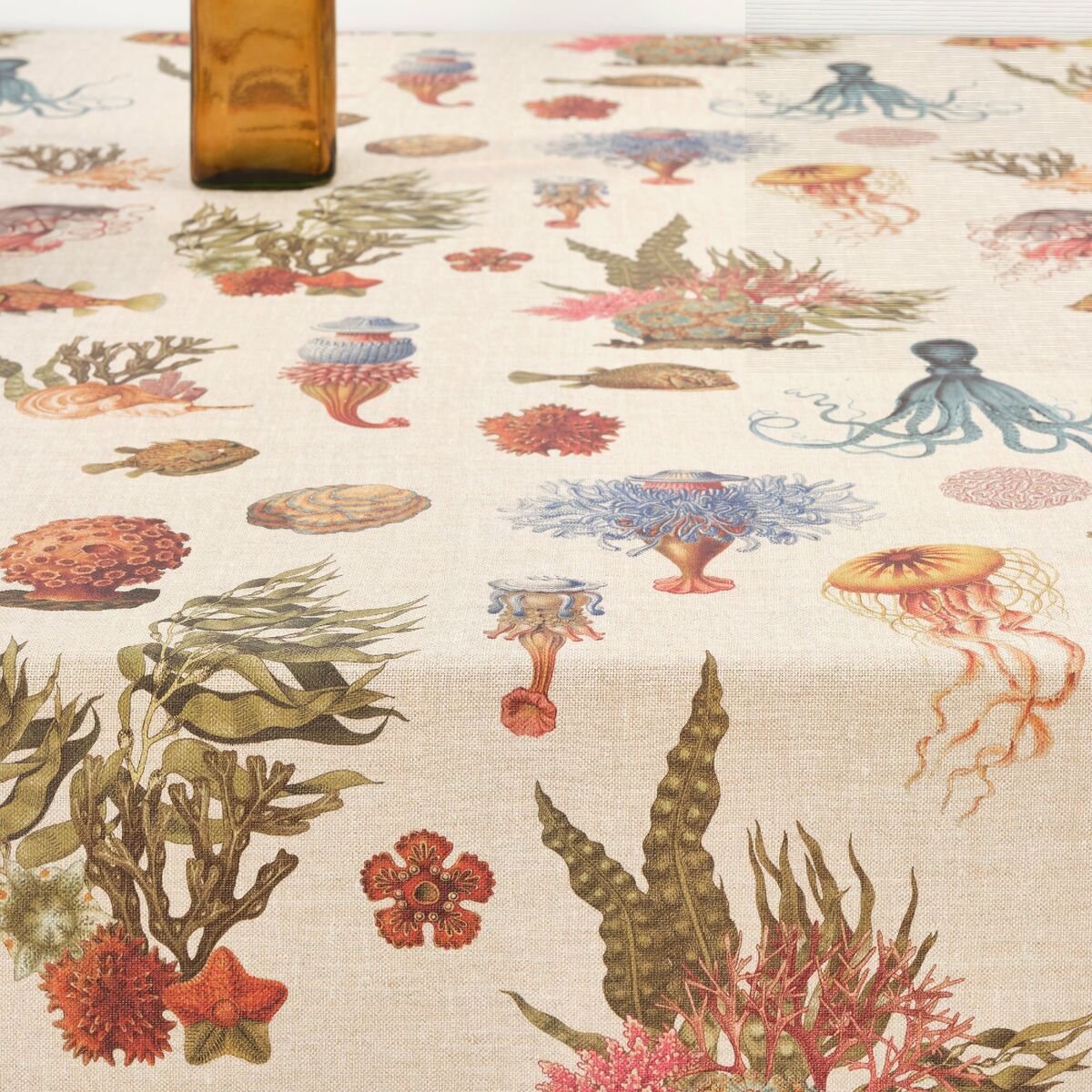 Mantel resinado antimanchas Belum 0120-396 Multicolor 300 x 150 cm