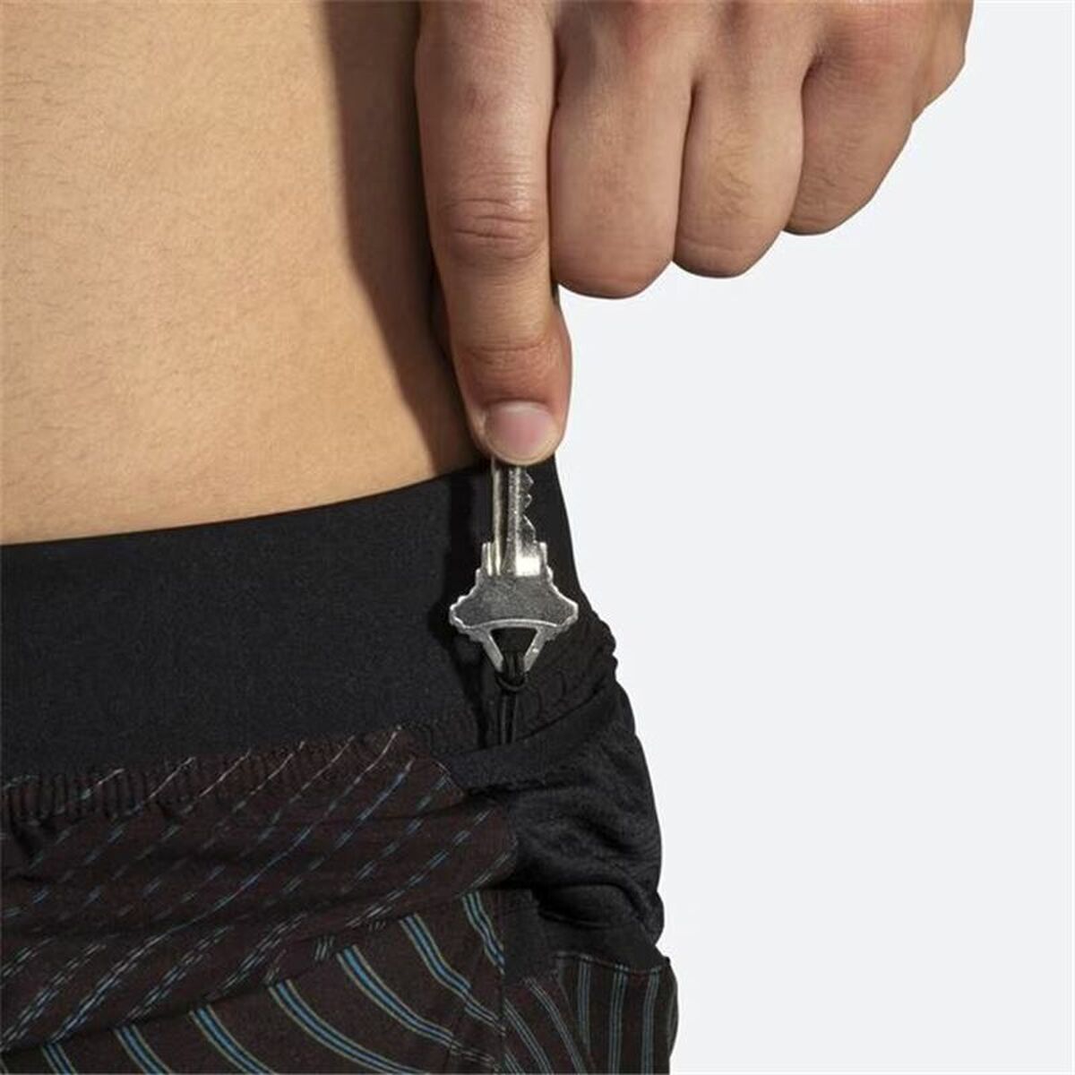 Pantalones Cortos Deportivos para Hombre Brooks Sherpa 5" Negro