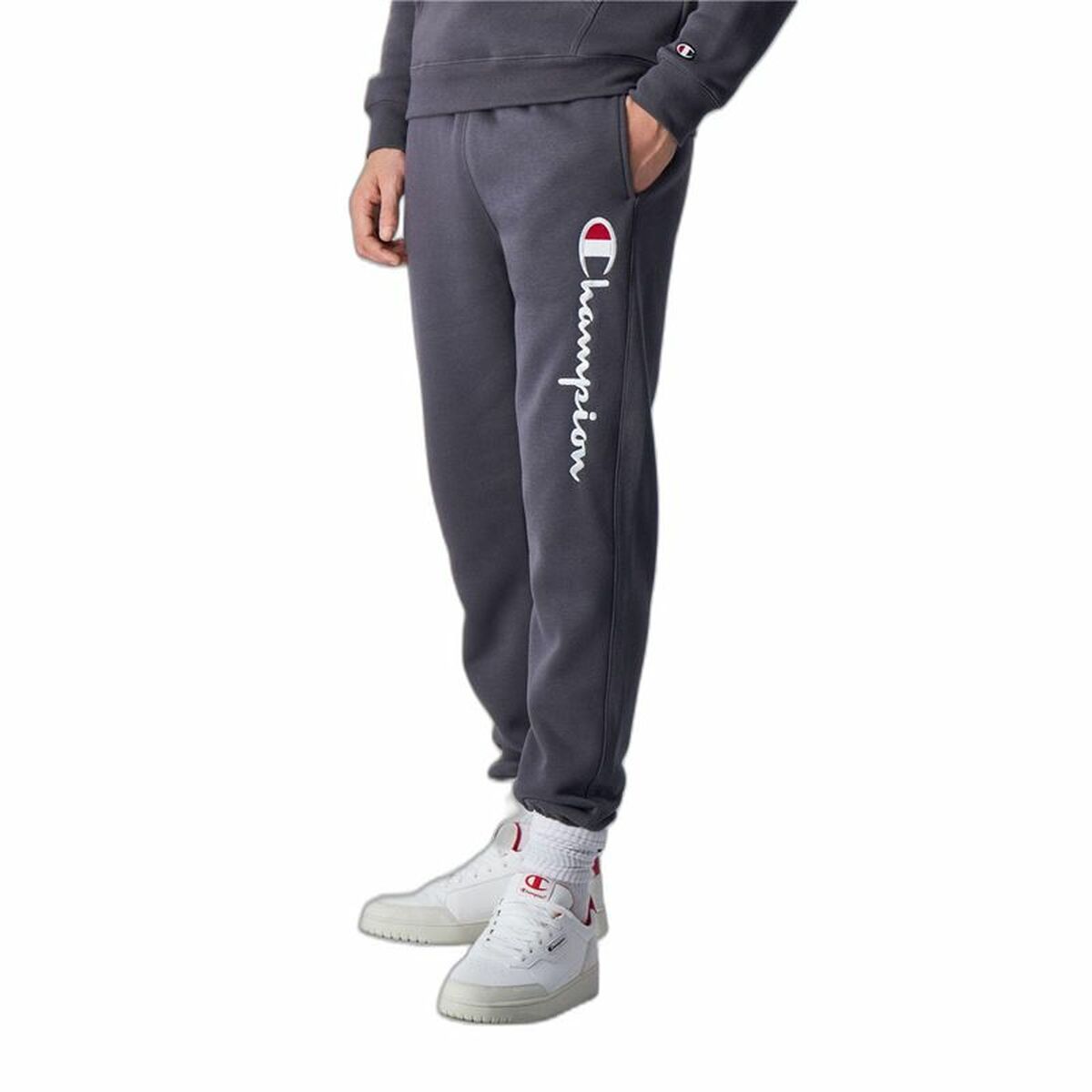 Pantalón para Adultos Champion Rib Cuff Gris Hombre