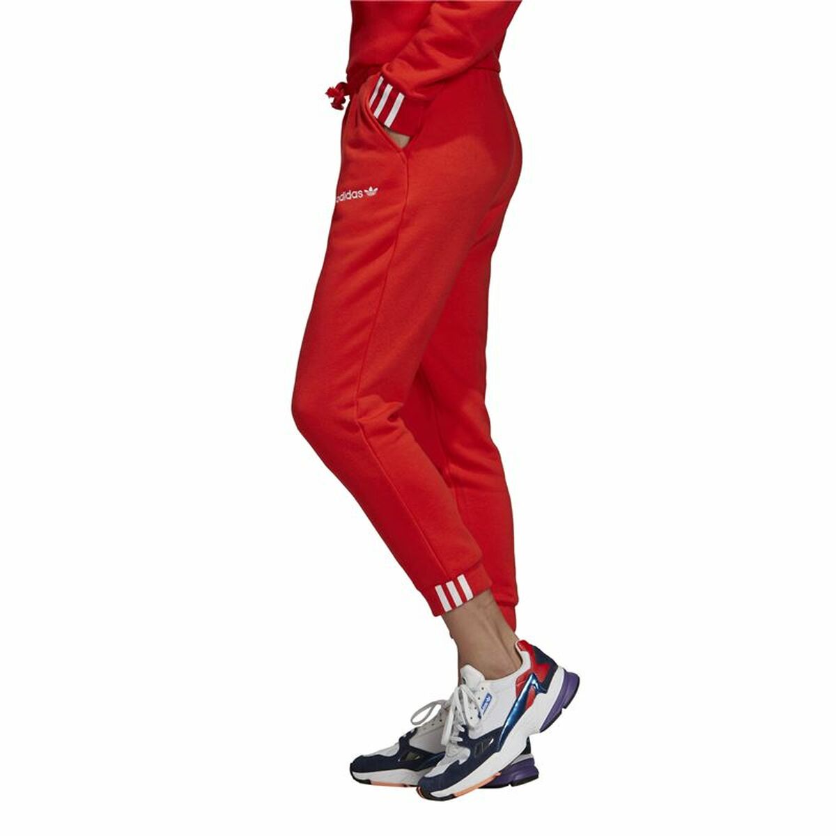Pantalón Largo Deportivo Adidas Originals Coezee Rojo Mujer