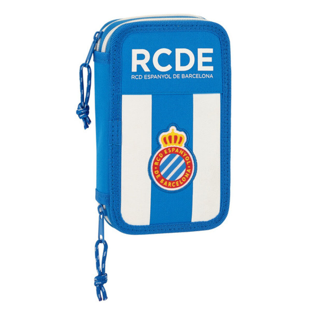 Plumier Doble RCD Espanyol Azul Blanco 12,5 x 19,5 x 4 cm