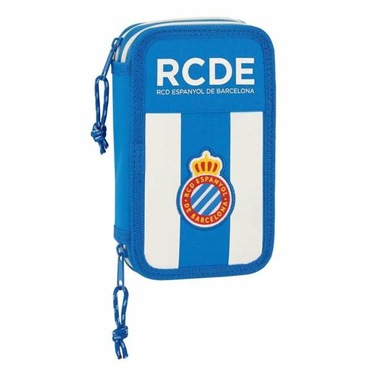 Plumier Doble RCD Espanyol Azul Blanco 12,5 x 19,5 x 4 cm