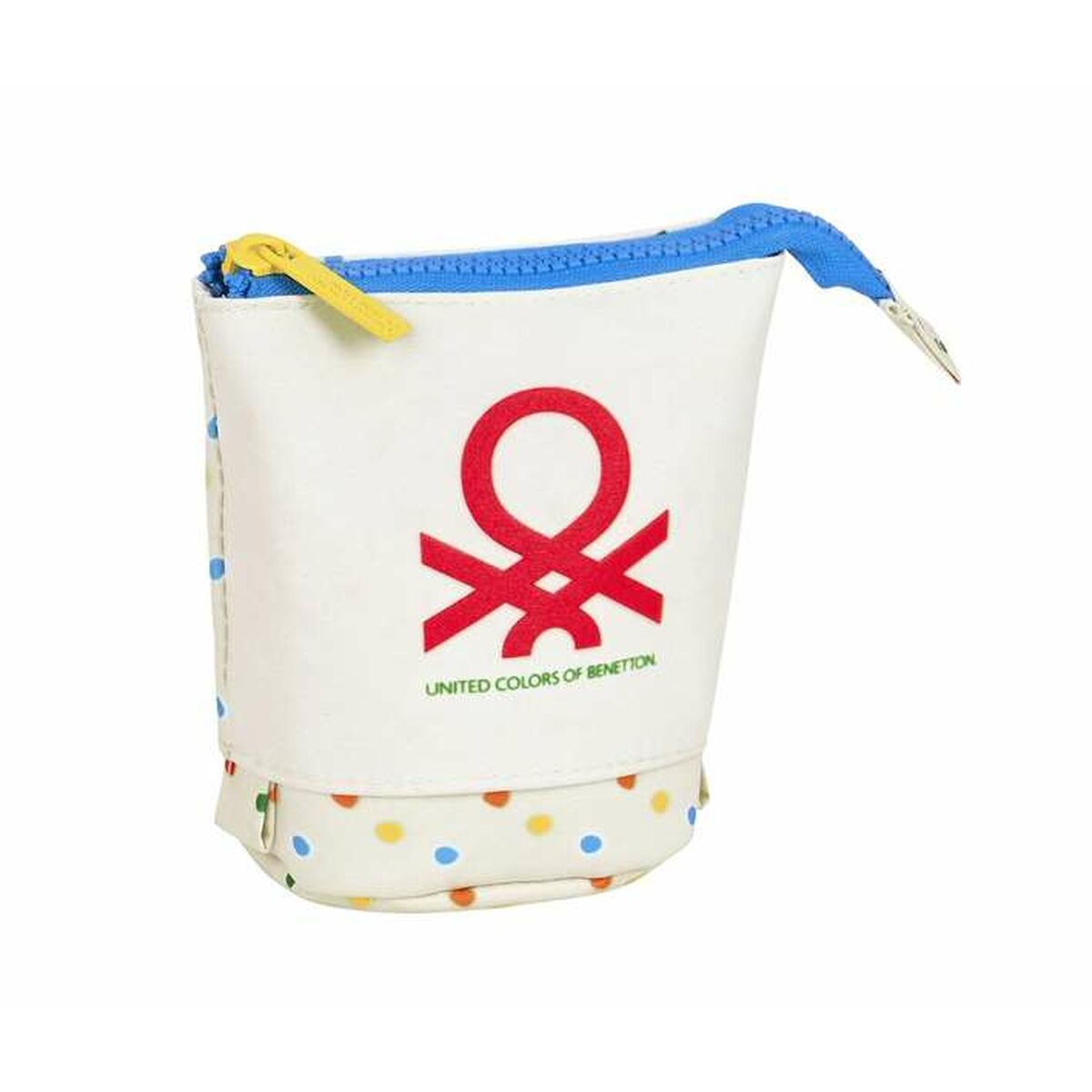 Portatodo Benetton Topitos Blanco Natural 19 x 6 cm