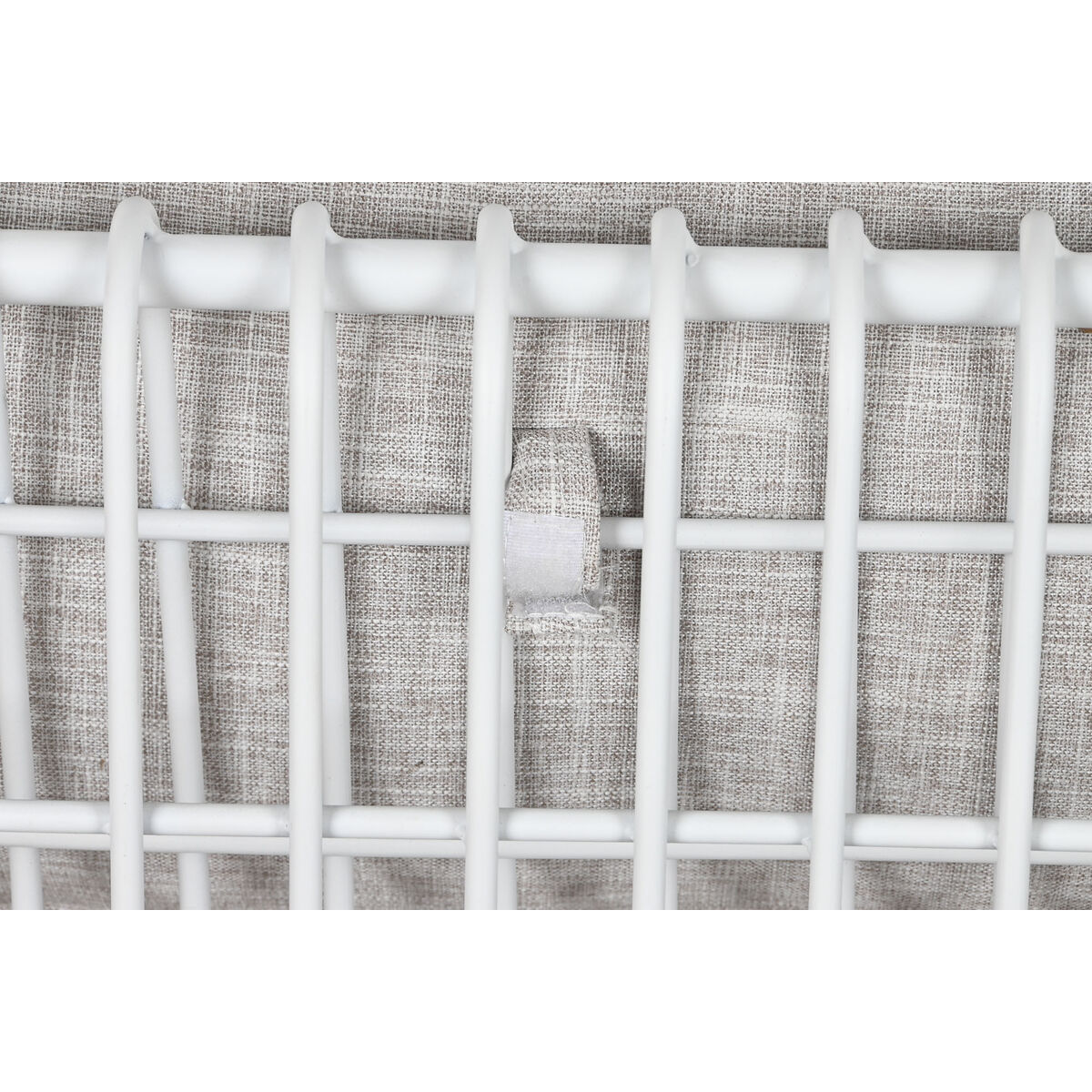 Sofá Home ESPRIT Blanco Beige Metal 180 x 66 x 66 cm