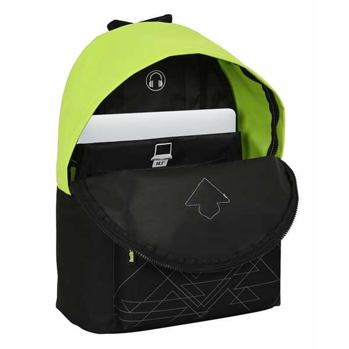 Mochila para Portátil Real Betis Balompié   Negro 31 x 41 x 16 cm