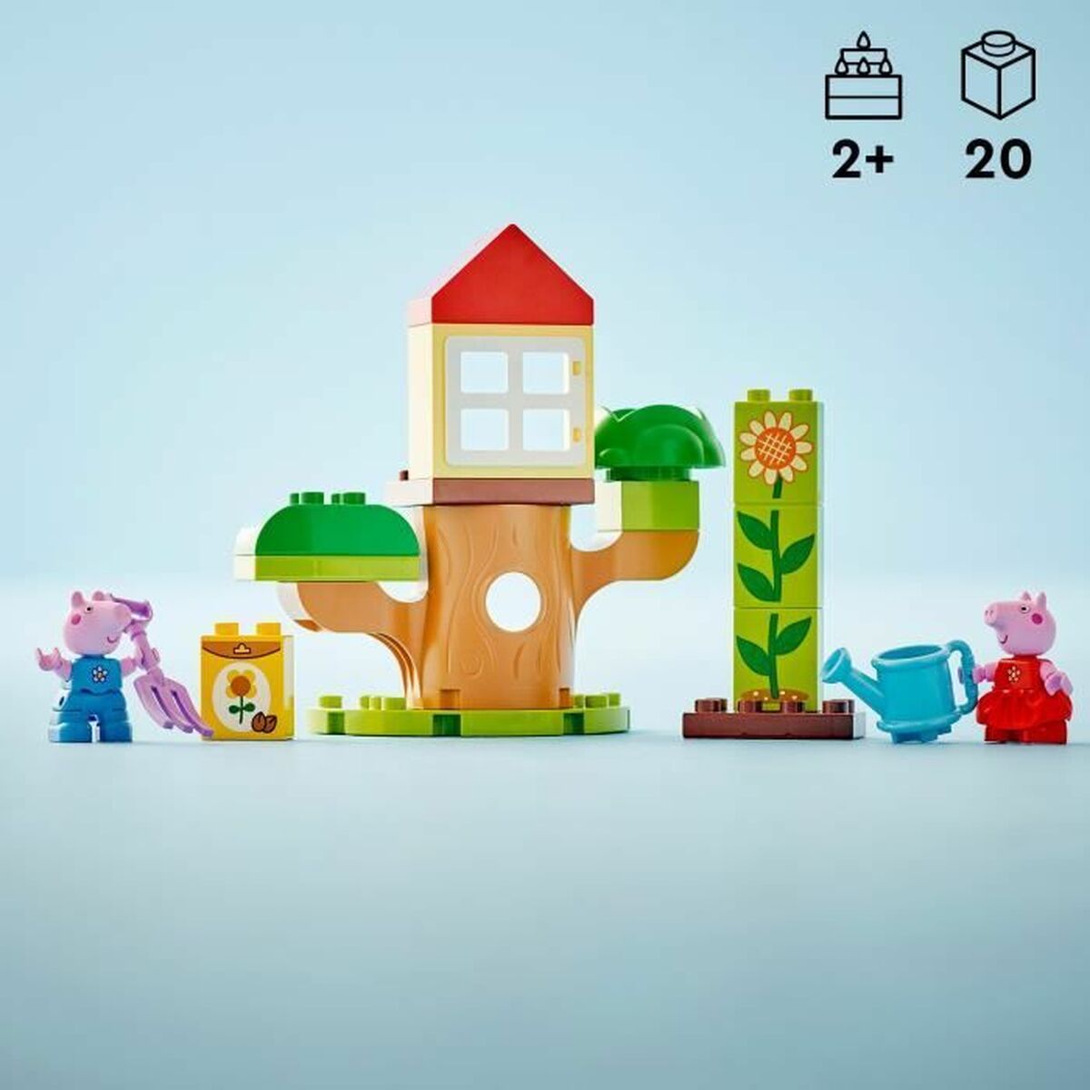 Juego de Construcción Lego Peppa Pig's Garden and Treehouse Multicolor