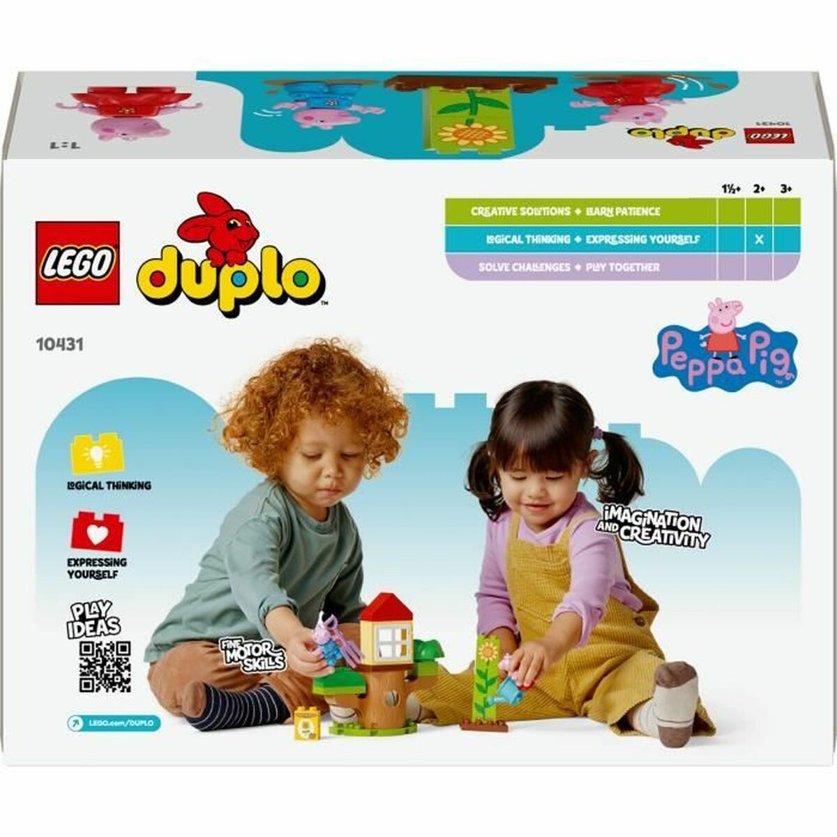 Juego de Construcción Lego Peppa Pig's Garden and Treehouse Multicolor