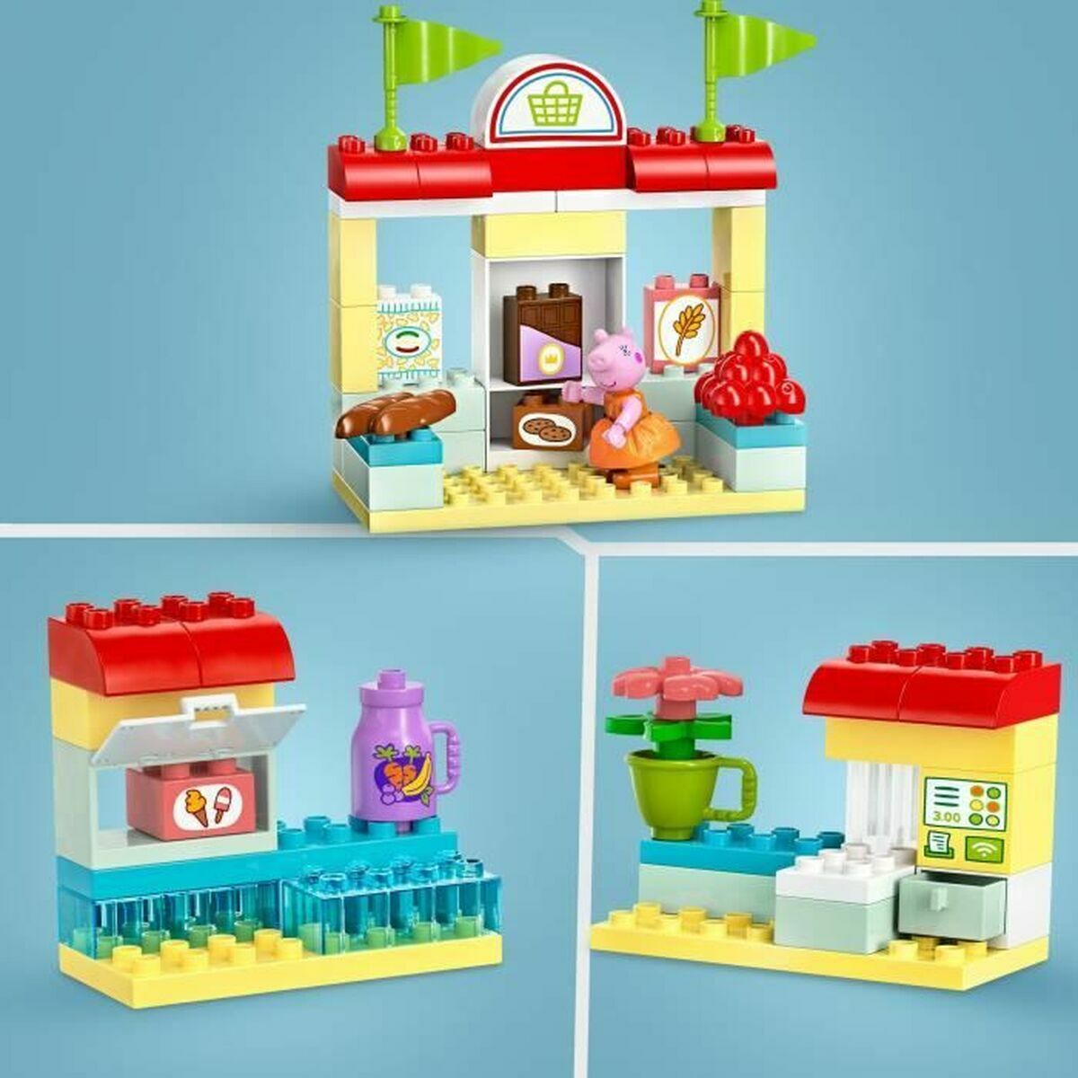 Juego de Construcción Lego Peppa Pig's Supermarket Multicolor