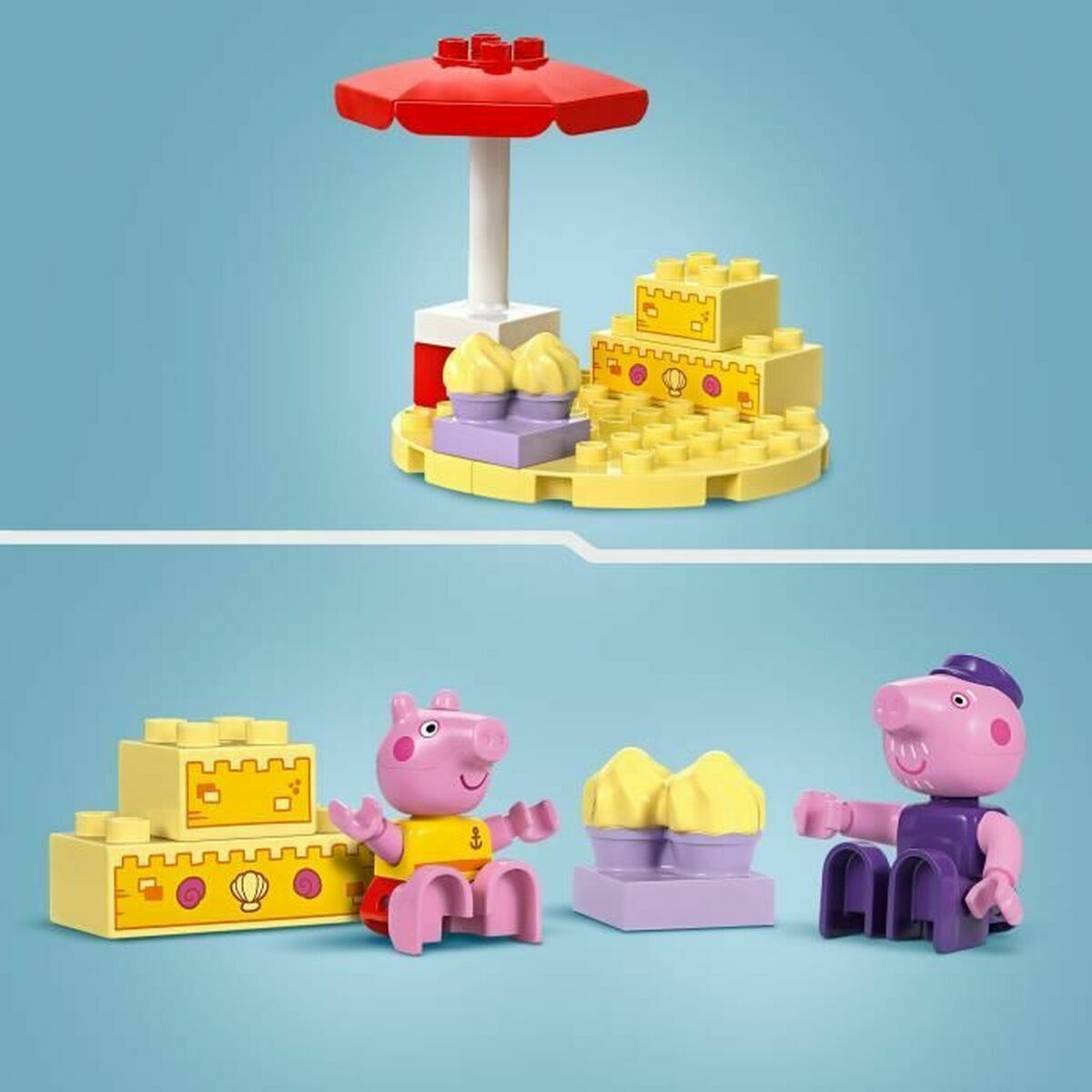 Juego de Construcción Lego Peppa Pig's Boat Trip Multicolor