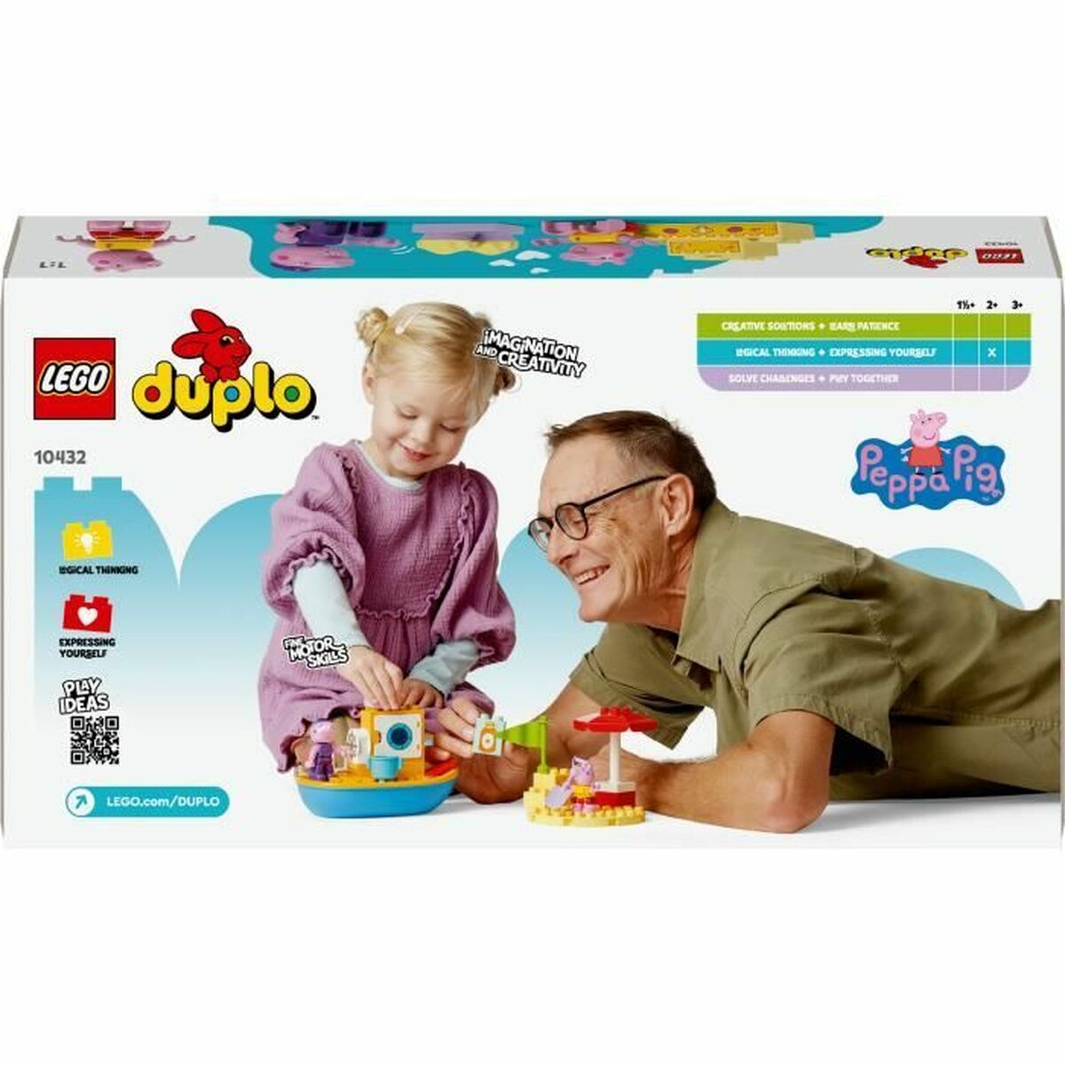 Juego de Construcción Lego Peppa Pig's Boat Trip Multicolor