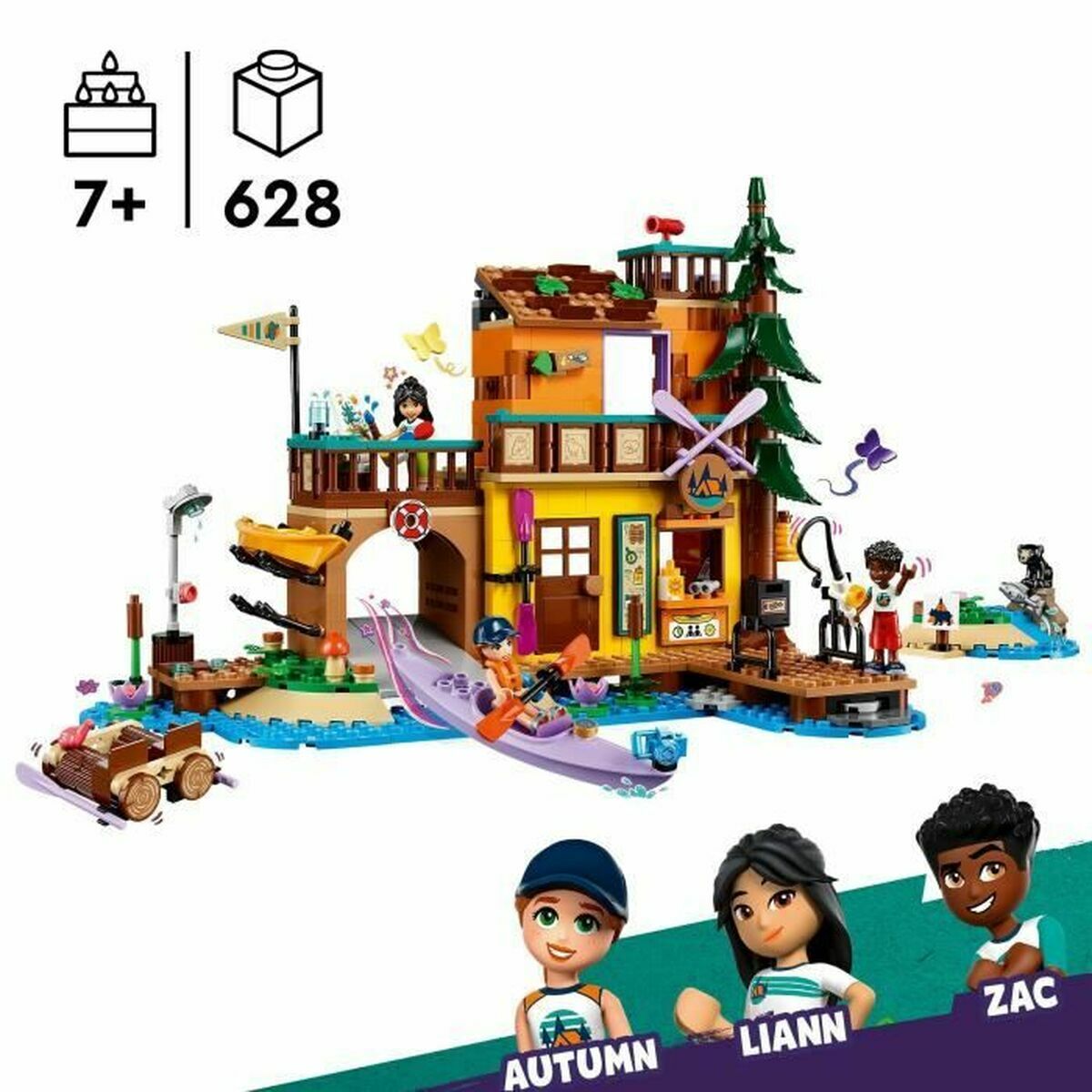 Juego de Construcción Lego 42626 Water Sports Adventure Base Multicolor